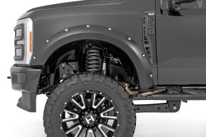 Ford F-350 Super Duty Fender Flares - Rough Country - Pocket - Darkened Bronze - 2023+ Ford F-350 Super Duty Fender Flares - Rough Country - Pocket - Darkened Bronze - 2023+